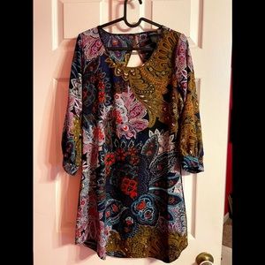 Rue 21 Dress sz S multi colored print